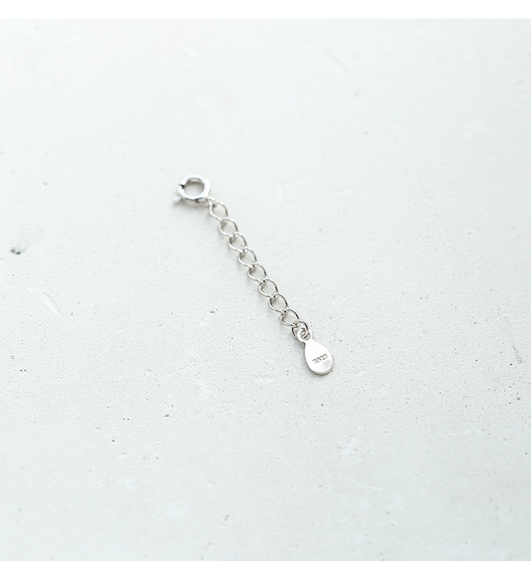 Chuỗi mở rộng 925 Sterling Silver Clavicle Vòng cổ Chuỗi mở rộng Vòng đeo tay Chuỗi mở rộng Vòng chân Chuỗi phụ kiện Phụ kiện - Vòng chân vòng đeo chân nữ bằng vàng