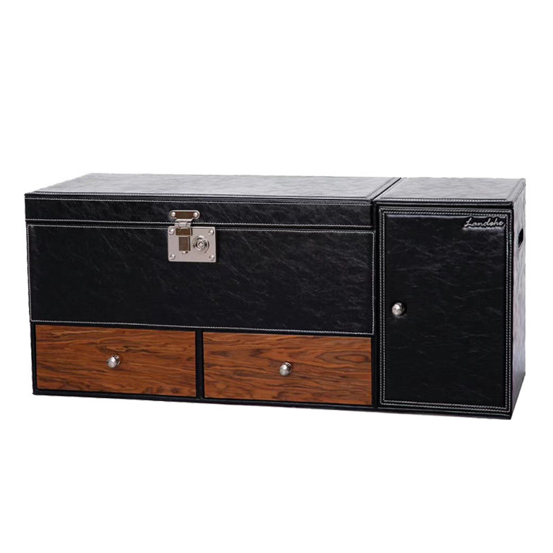 Car storage box trunk storage organizer box multi-function car interior supplies car box large drawer storage box