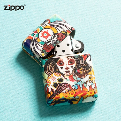 Подлинный Zippo более легкий подлинный американский Zppo Original Zipoo мужской череп мексиканский zoop Zoop нежить