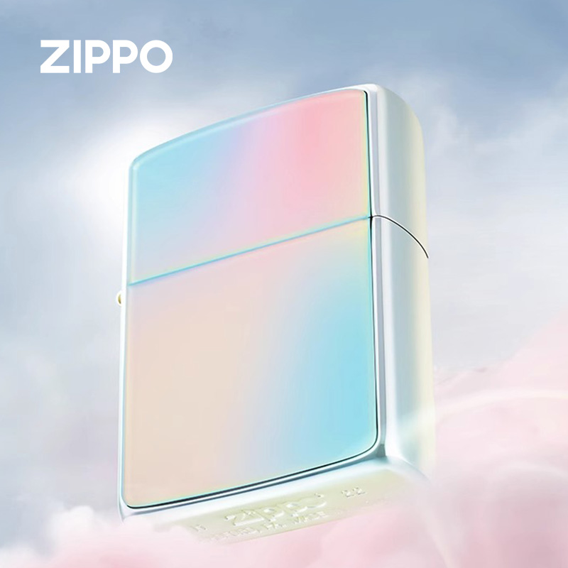 Lighter ZIPPO Official Genuine Version Treasure Kerosene Windproof Lighter 7 Caixiang Cloud Suite to send boyfriend gift-Taobao