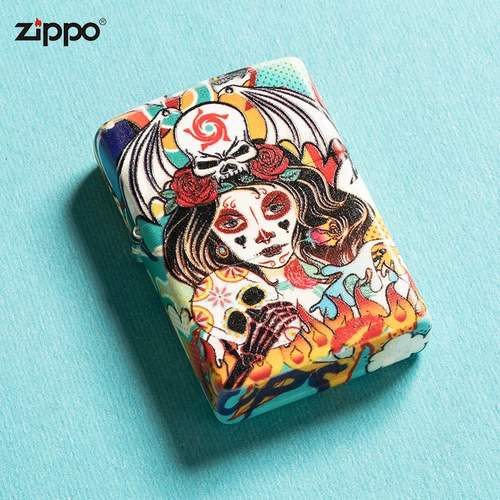 Подлинный Zippo более легкий подлинный американский Zppo Original Zipoo мужской череп мексиканский zoop Zoop нежить