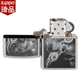 Подлинный Zippo более легкий подлинный мужчина Zppo American Original Zhibao Zioop Skeleton Wolf Zipp Kerose Oil ZP