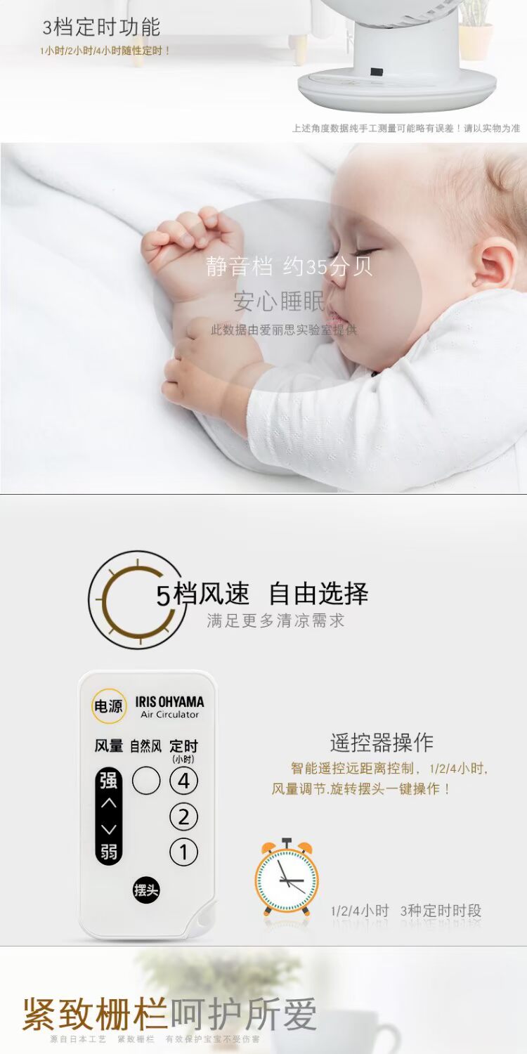 Alice IRIS chu kỳ mới quạt nhà không khí lưu thông tuabin quạt đối lưu quạt bàn nhỏ quạt máy tính để bàn - Quạt điện quạt hút công nghiệp 1 pha