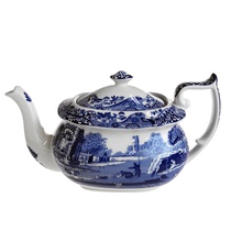 Spode British Blue Italian Series British Porcelain Afternoon Tea Set Teapot 1150ml