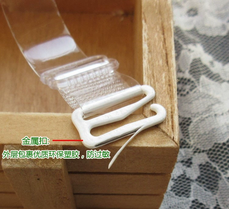 1 nhận 1 vừa dày cao đàn hồi trong suốt dây đeo vai áo ngực dây đeo vai silicone đồ lót dây đeo vai chống trượt đai vô hình dây áo hoodie