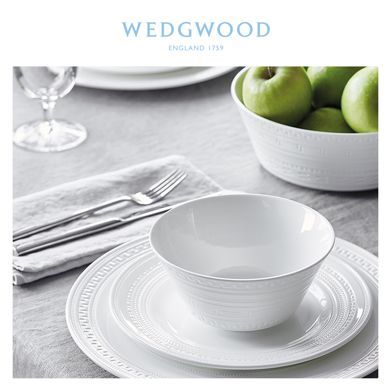 WEDGWOOD waterford WEDGWOOD Italian embossed 15 cm ipads bowls European jobs single salad bowl of salad bowl