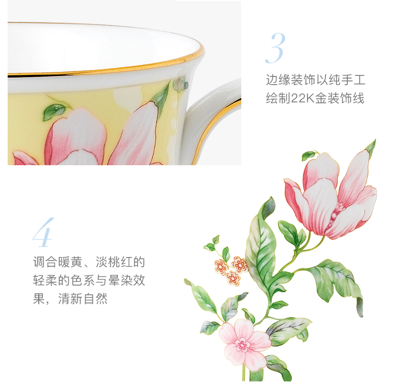 WEDGWOOD waterford WEDGWOOD embroider beautiful sweet name plum set of mark for a cup of ipads China cups European tea cup gift box