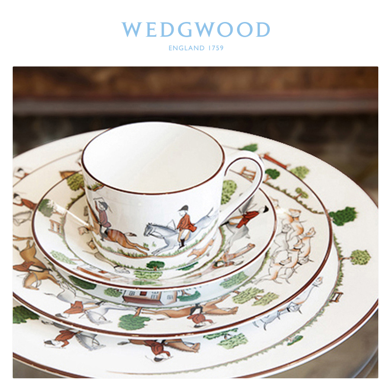 WEDGWOOD waterford WEDGWOOD hunting emphasizes B & B plate ipads porcelain tableware plate box