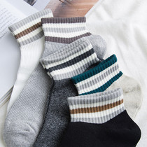 Socks mens tube socks Summer thin socks shallow ins tide cotton deodorant sweat absorption breathable sports low top