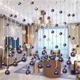 Пурпурно -вырезанные бусины DIY ручной материал из бисера ручной работы фэн -шуи занавес занавес капрал хрусталлический капрал.