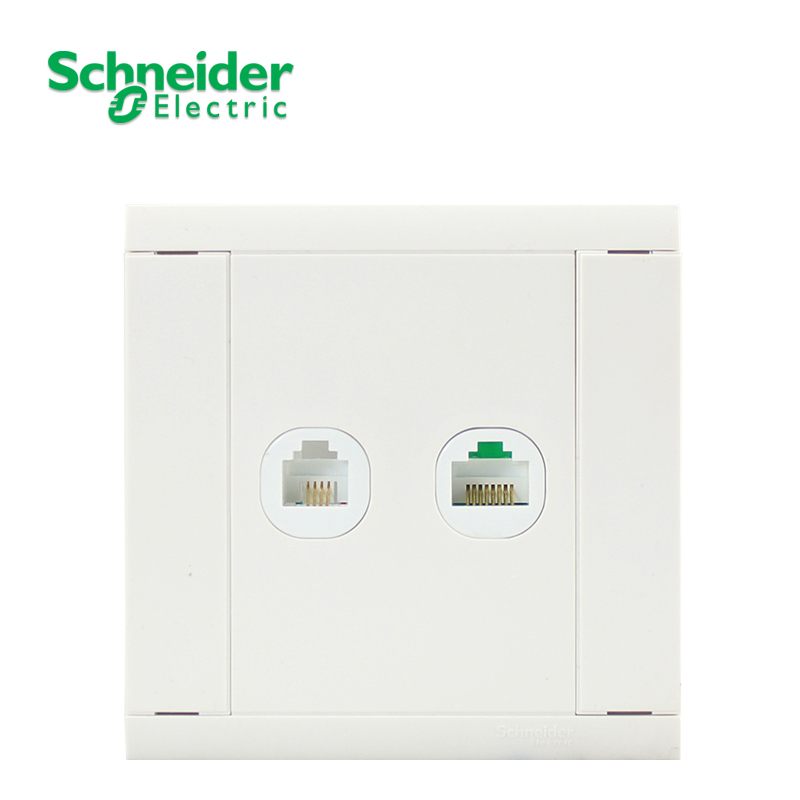Schneider switch socket telephone information computer socket A5 Yingjun series white