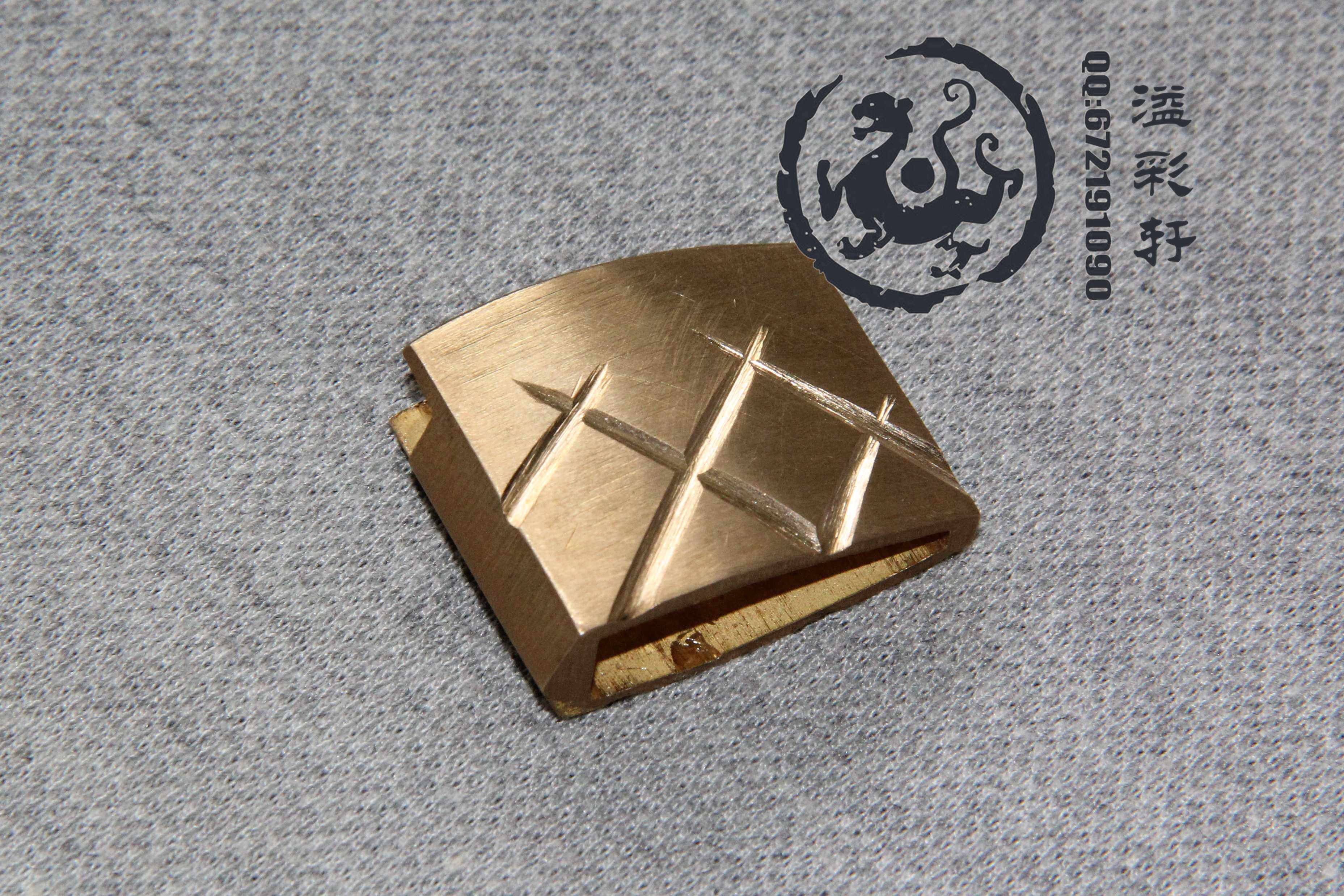 Japanese Samurai Army Navy 98 Handcrafted Flowers FINE BRASS Exquisite Brass DRESS WITH GOLD 4 #