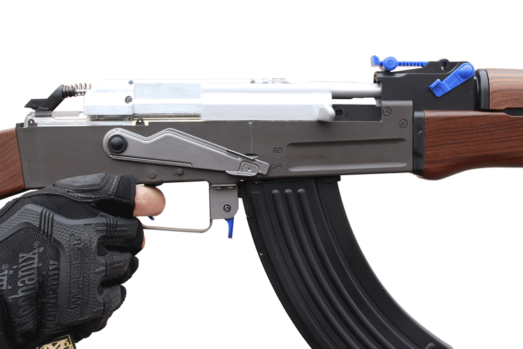 [Renxiang AK47 sản phẩm sửa đổi vụ nổ] súng nước Mô hình Jedi điện Aka ăn thịt gà ngồi lại đồ chơi - Súng đồ chơi trẻ em đồ chơi con trai