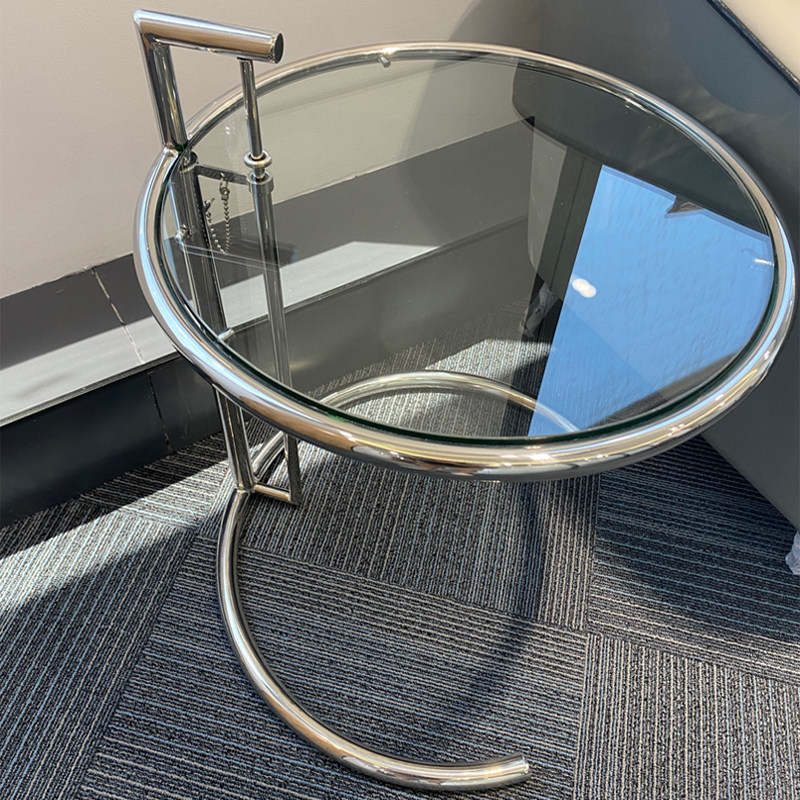 Coffee table small apartment mini modern creative net red light luxury lift designer Nordic women's clothing store small table