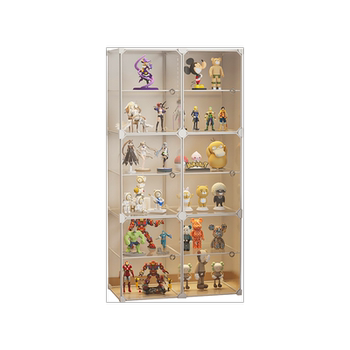Blind box storage figure display stand transparent diy dustproof