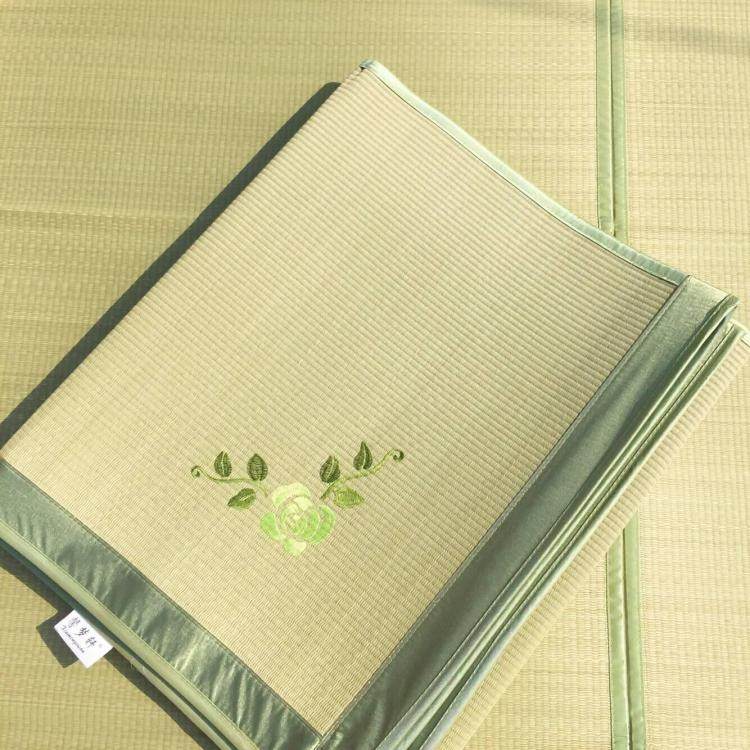 Rush mat 1 8m double bed 1 5m reed 1 2 single natural orchid grass woven mat mat folding 1 35 summer
