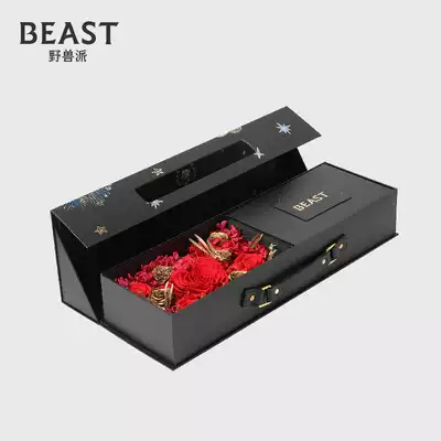 THEBEAST Fauvism elope to Mars Star Moon Eternal Flower Box Wedding Birthday Valentine's Day Gift for Girlfriend