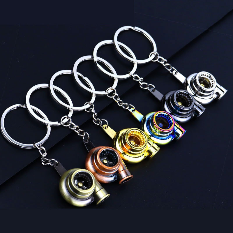 Creative Turbo Keychain Car Modification Zinc Alloy Pendant Car Gift for Men Mini Turbocharger Keychain Creative Turbo Keychain Car Modification Zinc Alloy Pendant Car Gift for Men Mini Turbocharger Keychain