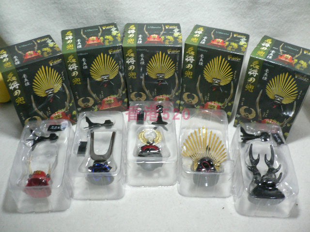 Genuine F-toys Japan Warring States generals famous pocket scale 1 12 helmet model box egg