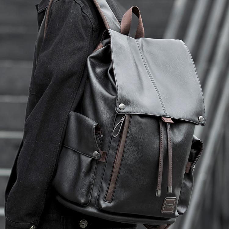 Leather Backpack Men's 2026 New Backpack College Student Bag Travel Bag British Business Computer Bag Leather Bag Leather Backpack Men's 2026 New Backpack College Student Bag Travel Bag British Business Computer Bag Leather Bag