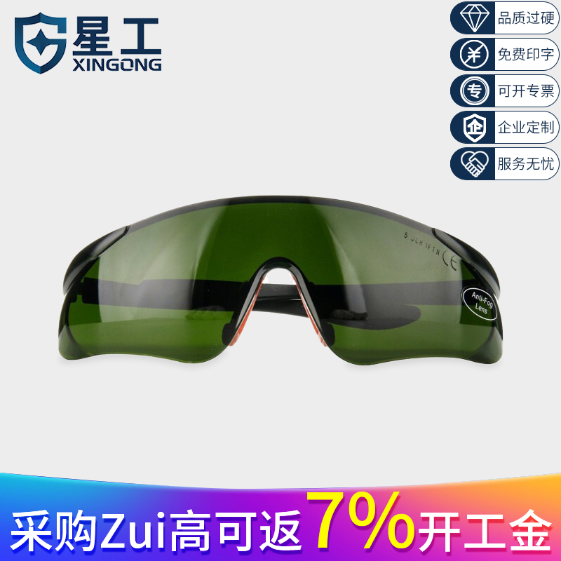 Starry goggle labour-protection dust-proof windproof sand-proof anti-splash goggle polished for men and women riding transparent