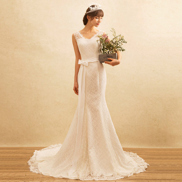 米卡谜卡 永恒2017新款V领浪漫收腰鱼尾婚纱 双重优惠券折后¥513起包邮(¥598-35-50) 头纱和无头纱可选 米卡谜卡 永恒2017新款V领浪漫收腰鱼尾婚纱 双重优惠券折后¥513起包邮(¥598-35-50) 头纱和无头纱可选