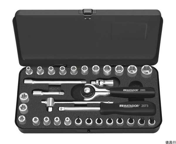 German MATADOR Informed hexagonal sleeve wrench suit TORX 6 3 (1 4) AF (2063)