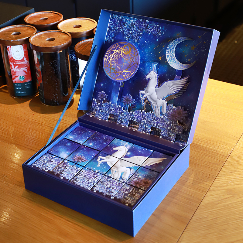 Unicorn hand red sugar ginger tea aunt red sugar ginger sugar ginger ginger gave girlfriend gift box warm