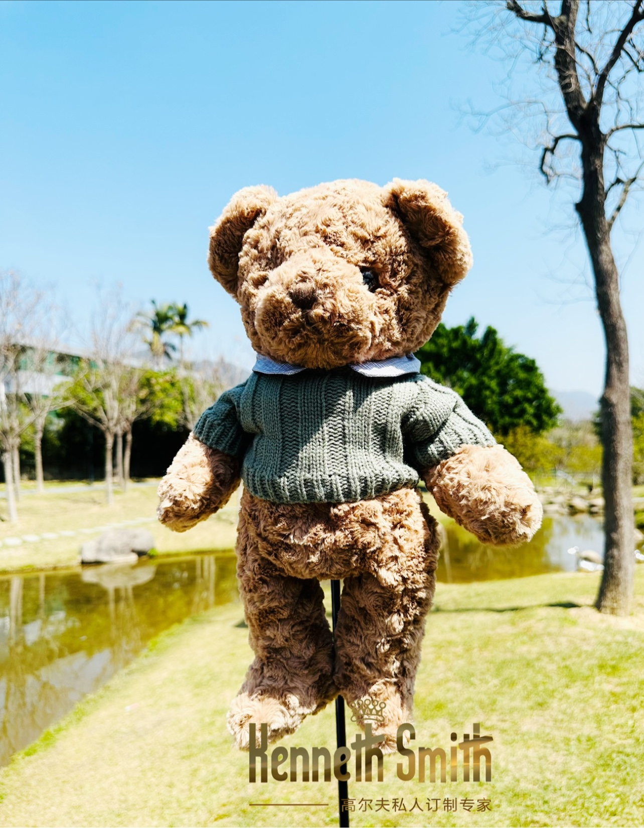 テディベアNo.1スペシャルゴルフクラブカバーペットぬいぐるみクラブヘッドカバー高品質純正クラブカバーポリス