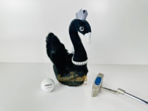 Black Swan Golf Putter Cover Fairway Wood Cover Cover No. 7 Iron Cover No. 3 No. 5 Golf Hat Cover