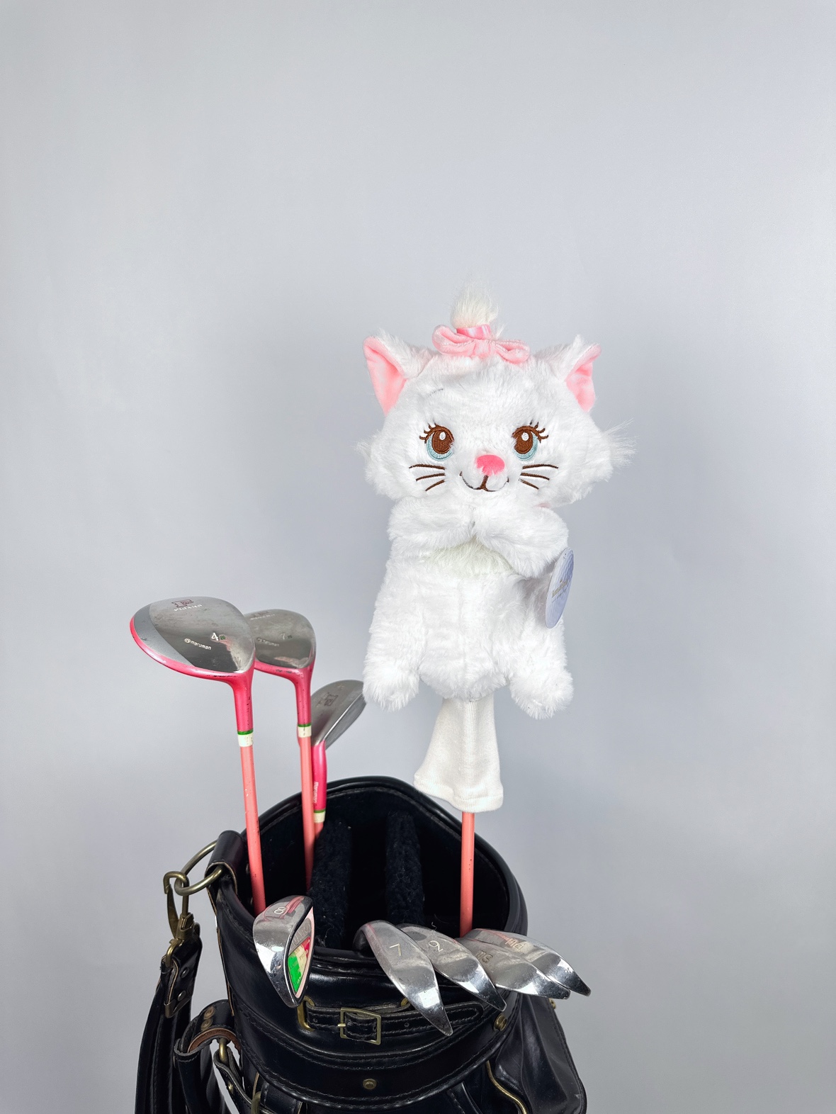 メアリーキャットゴルフコース木製チキンレッグUTポールカバーゴルフキャップカバークラブカバーヘッドカバーペットポールカバー