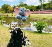 Dumbo golf driver cover pet club head cover plush club cover fairway wood cover GOLF