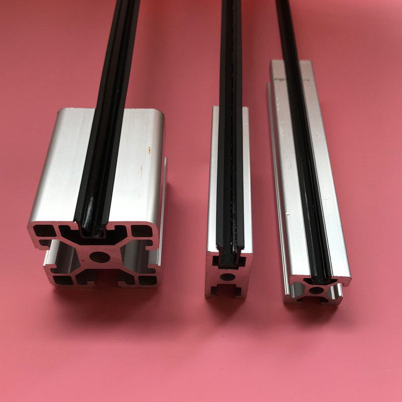 U Type Groove Strips Fixed Organic Glass Accessories 1530 Plates Clip Strips 2020 Aluminum Squeeze Type Material Accessories Anti Shake