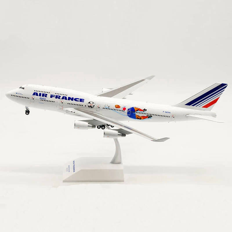 JC Wings 1: 200 hợp kim mô hình máy bay Air France Boeing B747-400 F-GEXA - Chế độ tĩnh