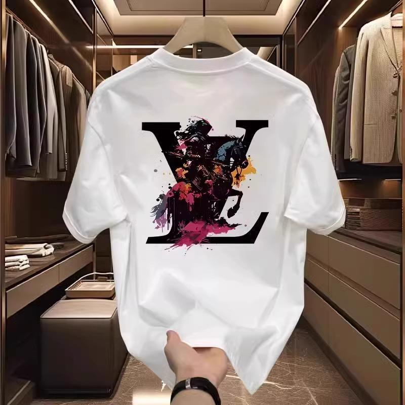 Children's Knight Print Pure Cotton Short-Sleeve T-Shirt for Boys, Spring and Summer, Trendy and Stylish Half-Sleeve Top for Boys