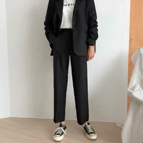 Pregnant women suit pants 2020 Summer new Haren pants pants pants pants nine casual pants spring and autumn straight pants