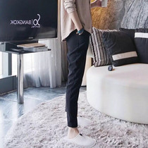 Pregnant women pants spring and autumn 2021 New ankle-length pants loose straight suit pants outside wear casual pants spring and summer pipe pants