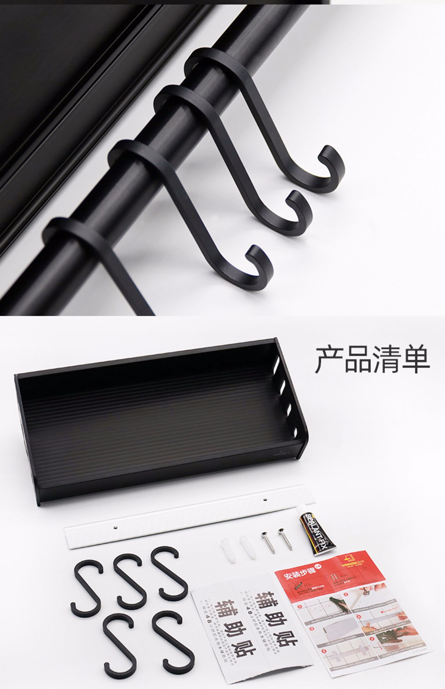 đèn led công suất lớn Tàu ngầm miễn phí đấm giá bếp treo tường gia vị kệ lưu trữ giá không gian không gian cung cấp nhỏ bộ phận cửa hàng đồ dùng nhà bếp - Thiết bị sân khấu đèn pha led 500w