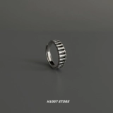 Регулируемое медное серебряное небольшое дизайнерское кольцо, европейский стиль, тренд сезона