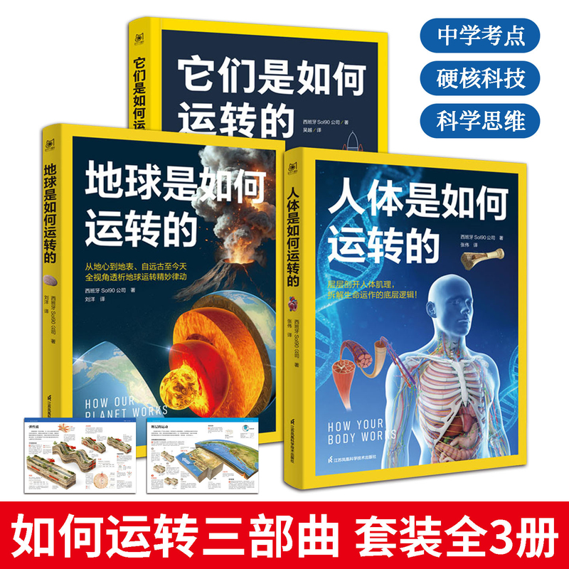 [Direct Reading] How the Three Movements Work: How the Earth, the Sun, and the Moon Move + How the Human Body Works + How the Earth Moves - Illustrated Edition of the National Geographic Encyclopedia - Popular Science on Natural Geography and History for Teenagers