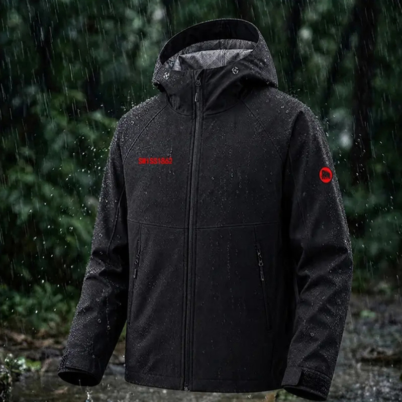 Mammoth Mcqueen Outdoor Casual Sports Waterproof Breathable Windbreaker Men's Spring and Autumn Windproof Jacket Soft Shell Assault Jacket Winter
