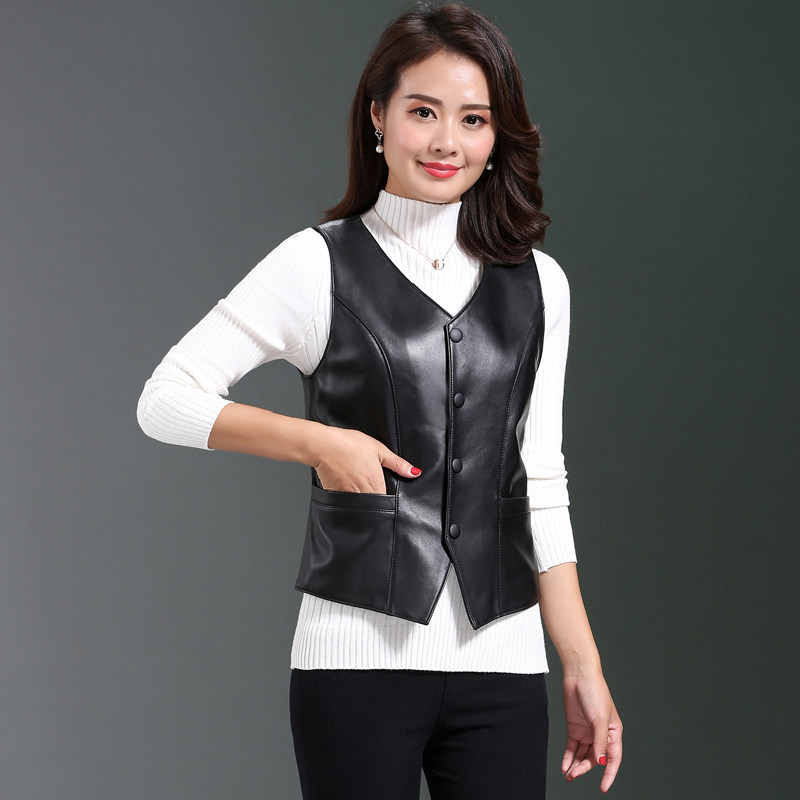 Head sheep pinch horse-coated female outfit spring and autumn vest warm fur new fashion horse jacket short professional clothing