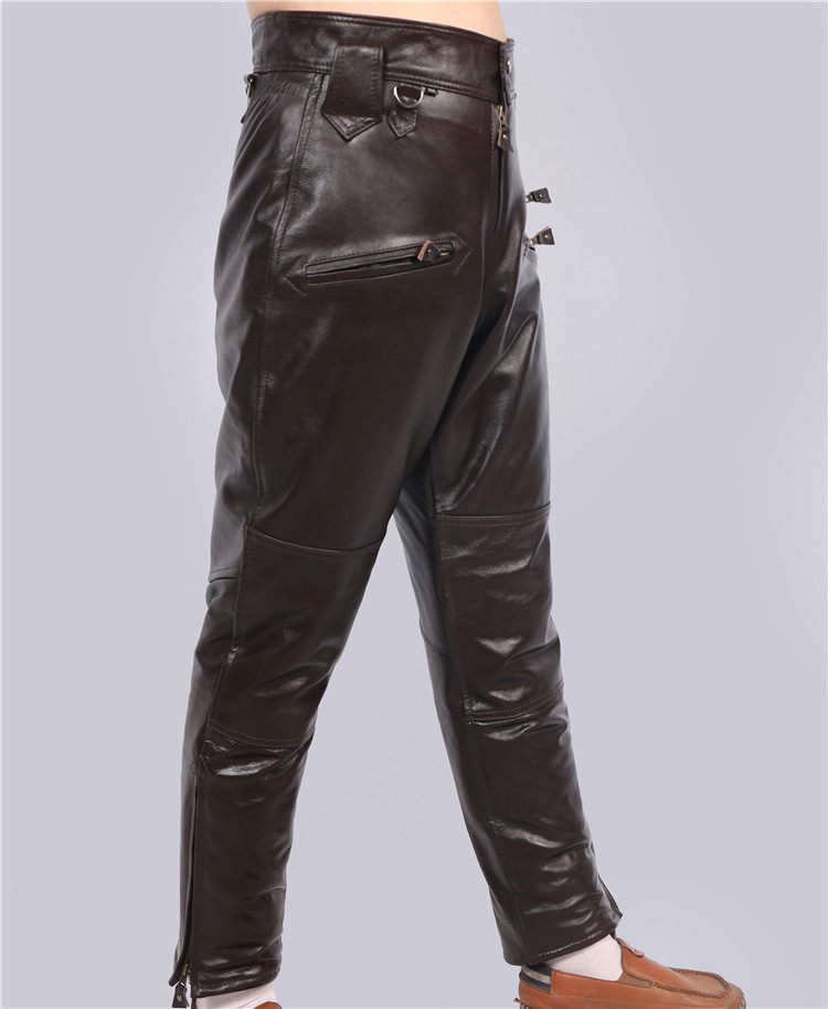 Pantalon cuir homme pantalons fuselés - Ref 1492675 Image 11