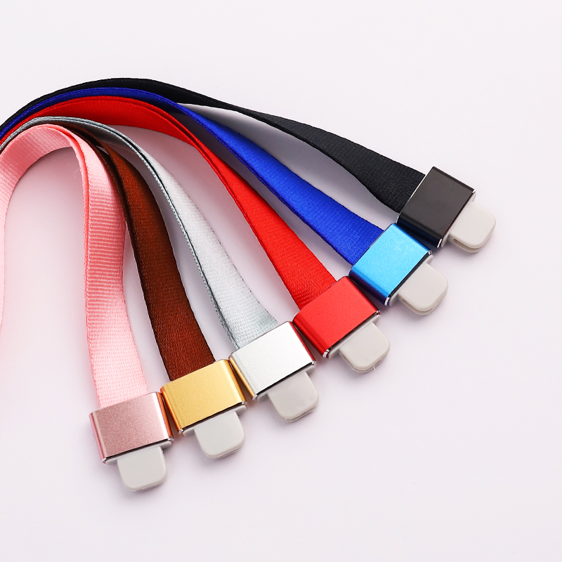 (5 Dress) Crystal Buckle Suspension Rope Work Certificate Chest Card Rope Suspension Wire Transfer Net Version Printed Press Tongue Buckle Sling Custom