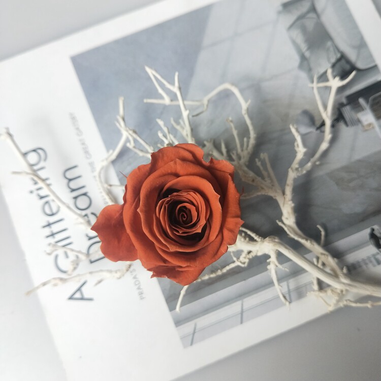 Import Florever Yongsheng Flower Rose 3 5-4 5cm medium number FL070 retro color diy matching material