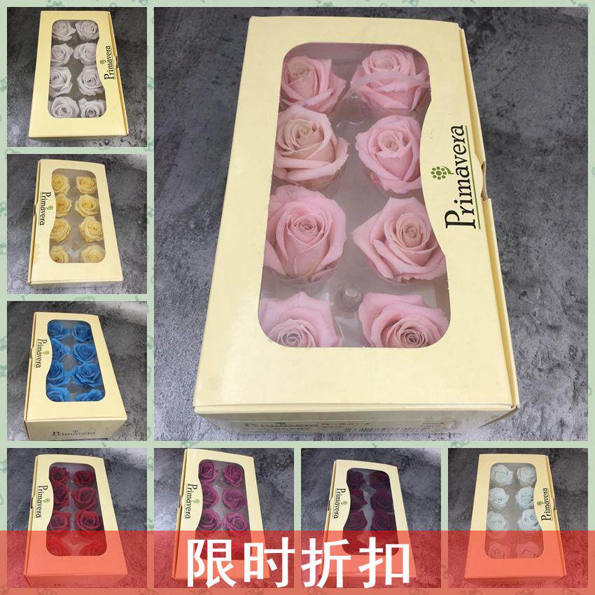 Japan imports primavera gradient roses 3 5~4cm and 3-3 5cm color punching (easy dispersion rubber emitted)