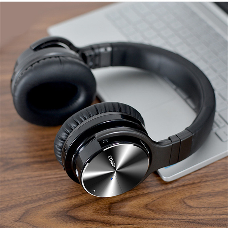 cowin E7PRO Active noise cancelling Bluetooth headset Head-mounted sound insulation Noise cancelling Sleep Business travel Music sports games Learning work headset Mobile phone computer Wireless Wired universal