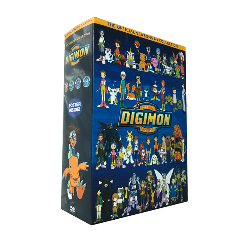 Digimon Digital Monsters Season 1-4 (32-Disc Dvd) Original English Version Digimon Digital Monsters Season 1-4 (32-Disc Dvd) Original English Version