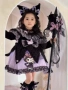 Kurome cho bé gái Halloween cos chơi dạ quang váy trình diễn trang phục tối Đầm công chúa lolita gift halloween