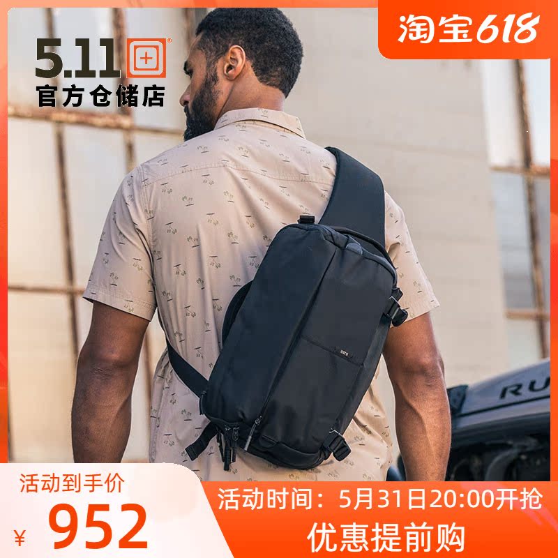 5 11 Army CABLE-SHOULDER BAG 511 NEW PRODUCT LV10 TACTICAL MULTIFUNCTION PORTABLE OUTDOOR SINGLE SHOULDER SLOPED SATCHEL 56437